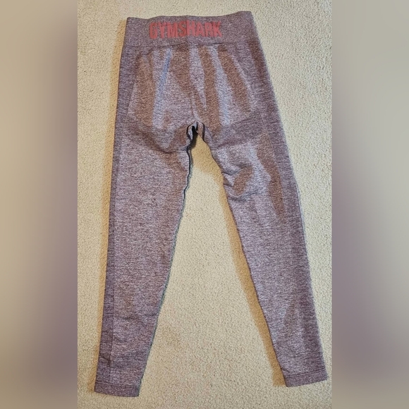GYMSHARK PURPLE/Heathered Gray Leggings SIZE XL - Picture 2 of 6